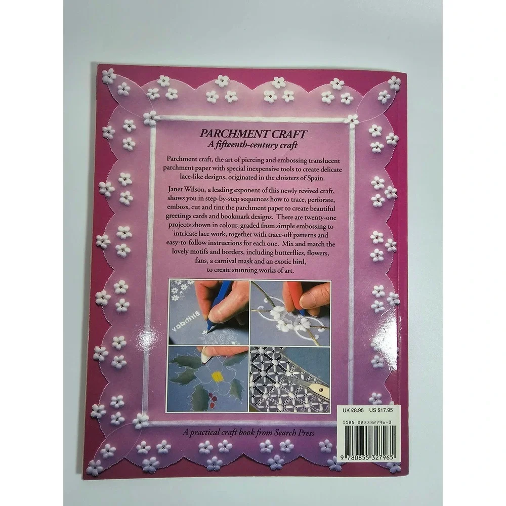 Parchment Craft Janet Wilson Search Press Paper Crafting Book ISBN 0855327960